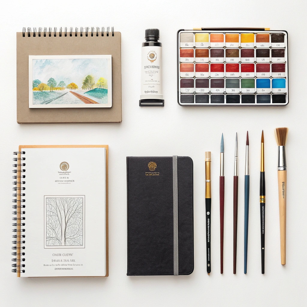 Art supplies inspiration